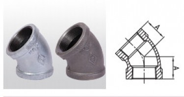Chếch ren 45 độ