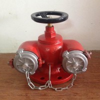 HỌNG TIẾP NƯỚC CHỮA CHÁY SQD100-1.6+TRỤ CHÂN(NẮP REN D65*2)