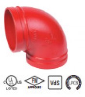 Cút rãnh coupling 90S độ